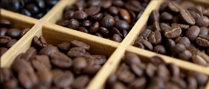 coffee beans in chocolate